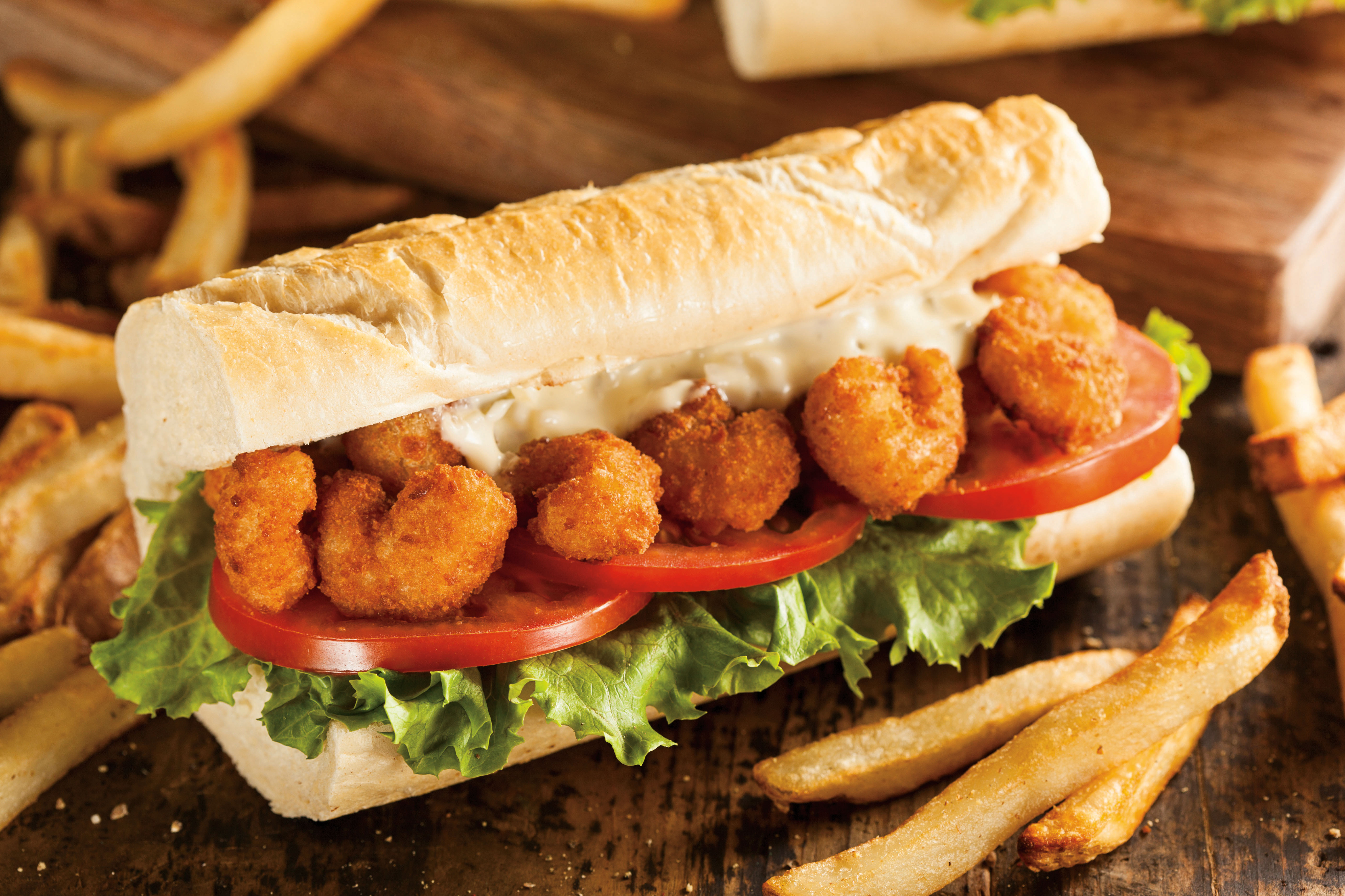 Gulf Shrimp Po-Boy
